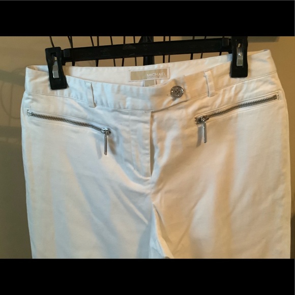 Michael Kors White Pants. Sz 6. - Picture 3 of 6